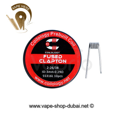 Coilology Fused Clapton coil - Vape Here Store