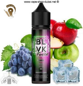 BLVK GRAPE APPLE ICE E-liquids 60ml - BLVK FUSION SERIES - Vape Here Store