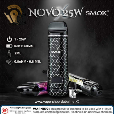 SMOK NOVO X Pod Kit - 800mAh 25W - Vape Here Store