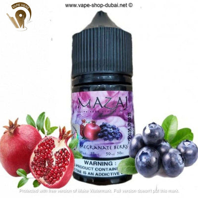 Pomegranate Berry -  by Mazaj 30ml SaltNic - Vape Here Store