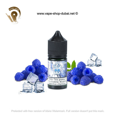 Blue Raspberry Ice Saltnic - Juice Roll Upz - Vape Here Store