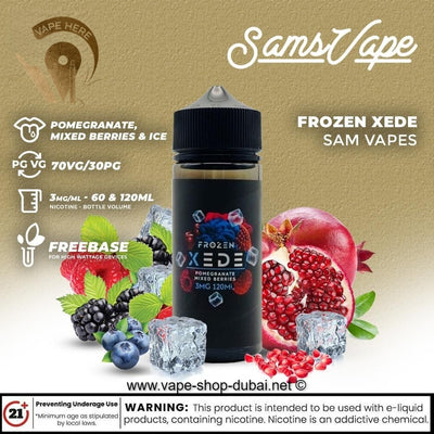 Frozen Xede Ejuice 60ml by Sam Vapes - Vape Here Store