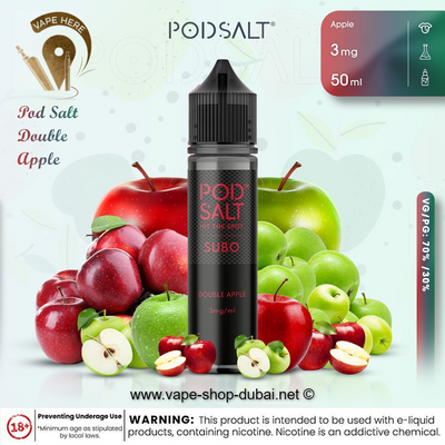 Pod Salt - Double Apple - Eliquid - Vape Here Store