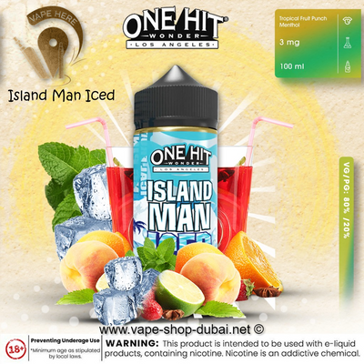 Island Man Iced - One Hit Wonder - Vape Here Store