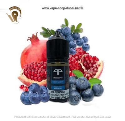 Professor Puffs Blueberry Pomegranate 30ml Saltnic - Vape Here Store