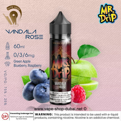 MR DRIP - VANDALA ROSE (60ML) - Vape Here Store