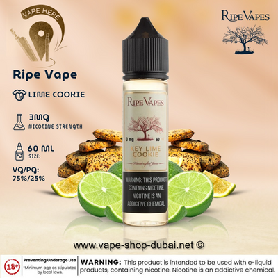 Key Lime Cookie 60ml E liquid by Ripe Vape - Vape Here Store