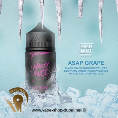 High Mint Asap Grape - Nasty 30ml - Vape Here Store