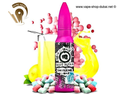 Bubblegum Grenade 60ml E liquid by Riot Squad - Vape Here Store