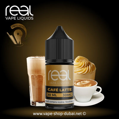 CAFE LATTE - REAL VAPE SALTNIC 30ml - Vape Here Store