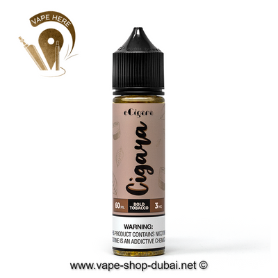 Cigara Bold Tobacco E Liquid by eCigara - Vape Here Store