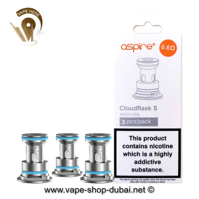 Aspire Cloudflask S Replacement Coil - Vape Here Store