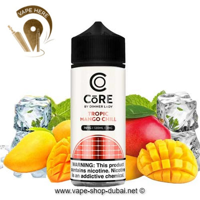 CORE BY DINNER LADY - TROPIC MANGO CHILL (120ML) - Vape Here Store