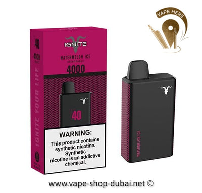 IGNITE – V40 (4000+ Puffs) Disposable Vape - Vape Here Store