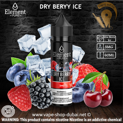 ELEMENT PURE - DRY BERRY ICE ELIQUID (60ML) - Vape Here Store