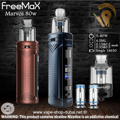 Freemax Marvos 80w Pod System Kit - Vape Here Store