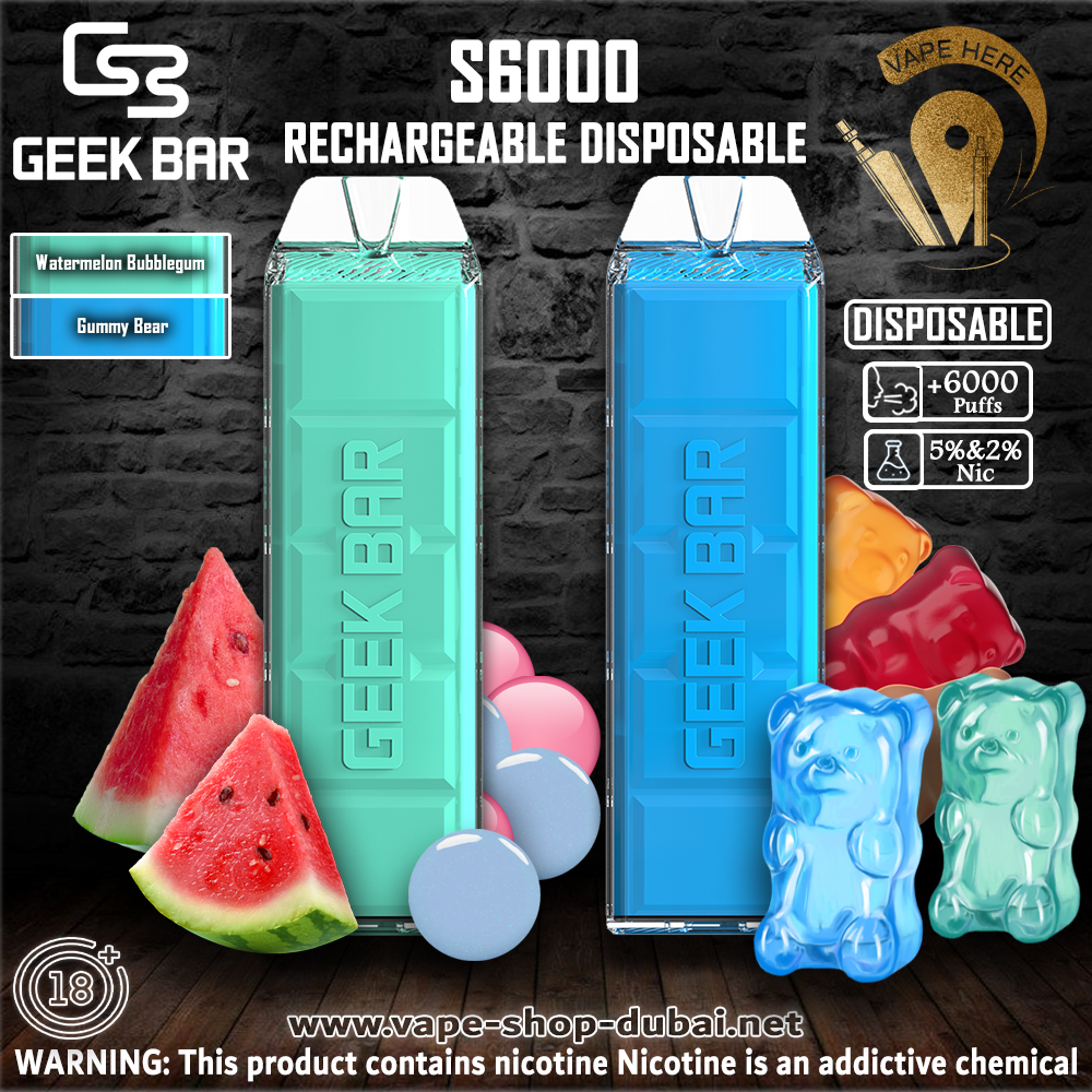 Geek Bar S6000 Disposable Pod Device - Vape Here Store