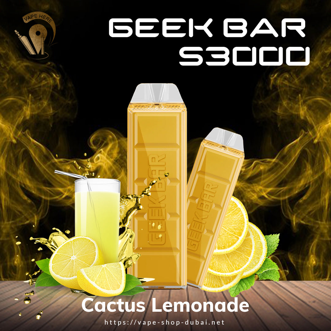 GEEK Bar S3000 Disposable Vape cactus lemonade Here Store Dubai