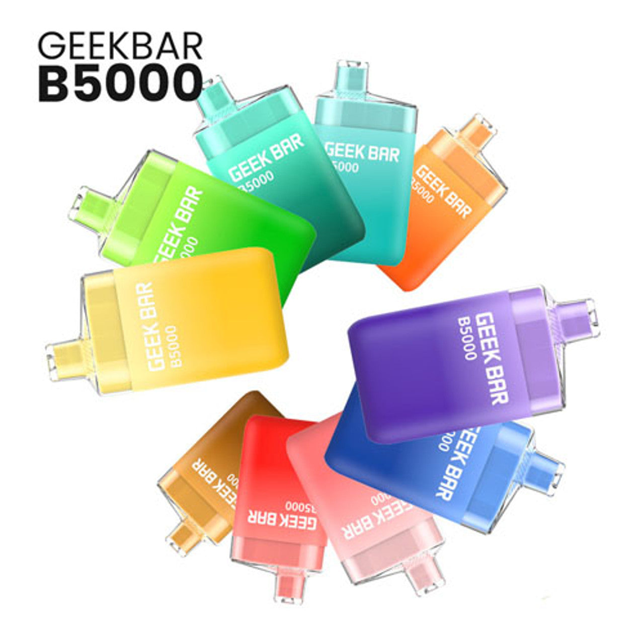 Geek Bar B5000 Rechargeable Disposable ( 0 ,20,50 mg) 5000 Puffs - Vape Here Store