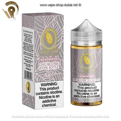 Rosewood E Liquid by Gold Leaf - Vape Here Store