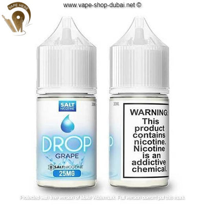 Grape - Drop 30mL SaltNic by E&B Flavor - Vape Here Store