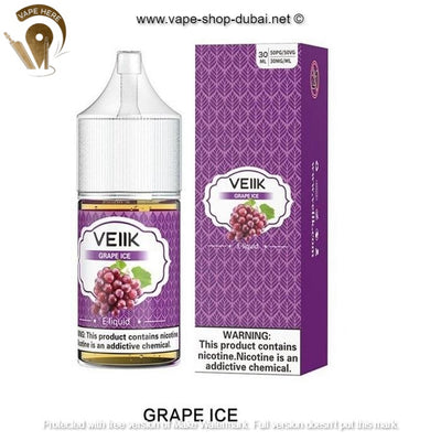 Grape Ice 30ml SaltNic by Veiik - Vape Here Store