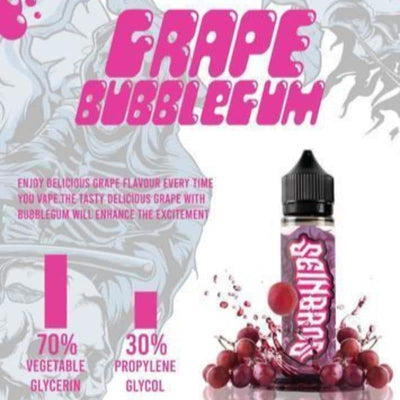 Grape Bubblegum 60ml E Liquid 0mg Nicotine by Seinbros - Vape Here Store