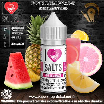 Luau Lemonade (Pink Lemonade) - I Love Salts / Mad Hatter Juice - Vape Here Store