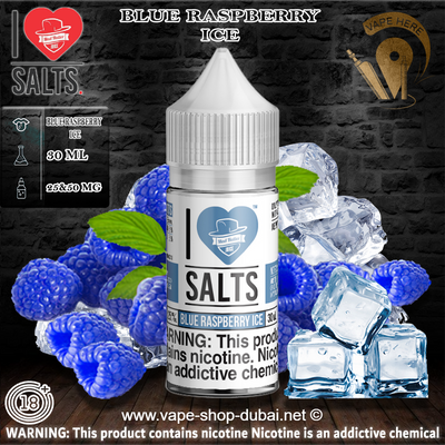 Blue Raspberry -  I Love Salts /Mad Hatter Juice - Vape Here Store