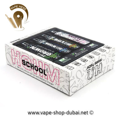 HOHM School 4A Charger 4 Slots - Vape Here Store