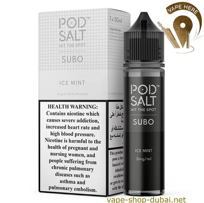 Pod Salt - Ice Mint - Eliquid - Vape Here Store
