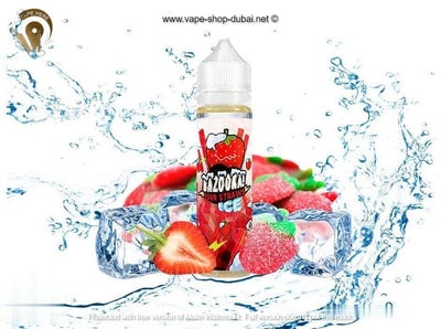 Strawberry Sour Ice - Bazooka - Vape Here Store