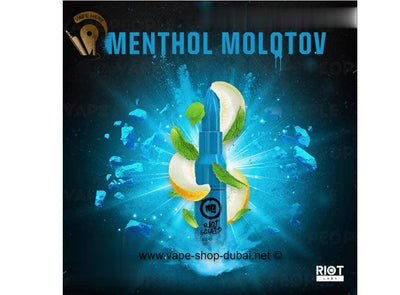 Menthol Molotov 60ml E liquid by Riot Squad - Vape Here Store