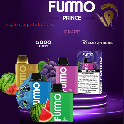 FUMMO PRINCE 5000 PUFFS 20MG UAE Dubai