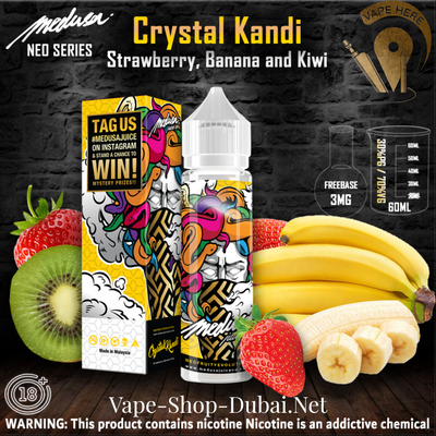 MEDUSA JUICE CRYSTAL KANDI NEO 60ML E-liquids FRUITY SERIES - Vape Here Store