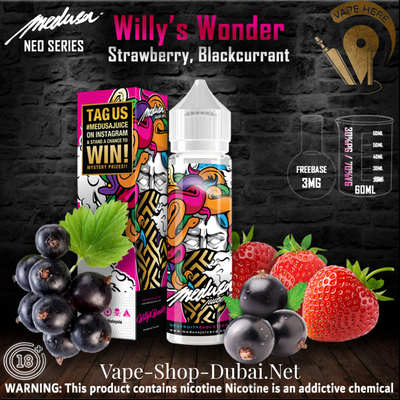 MEDUSA JUICE WILLY'S WANDER NEO 60ML E-liquids - FRUITY SERIES - Vape Here Store
