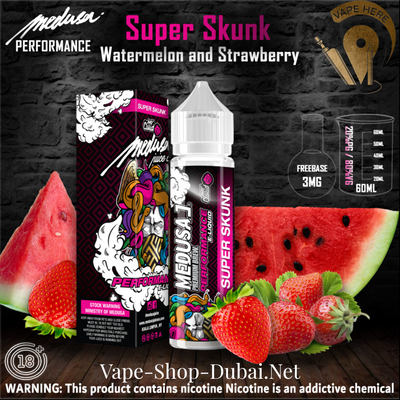 MEDUSA JUICE SUPER SKUNK 60ML E-liquids PERFORMANCE SERIES - Vape Here Store
