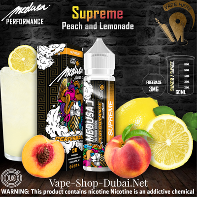 MEDUSA JUICE SUPREME 60ML E-liquids PERFORMANCE SERIES - Vape Here Store