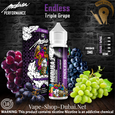 MEDUSA JUICE ENDLESS 60ML E-liquids PERFORMANCE SERIES - Vape Here Store