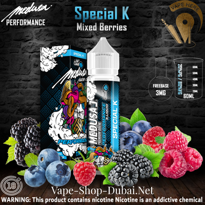MEDUSA JUICE SPECIAL K 60ML E-liquids PERFORMANCE SERIES - Vape Here Store
