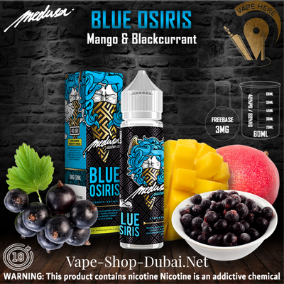 MEDUSA JUICE BLUE OSIRIS 60ML E-liquids CLASSIC SERIES UAE DUBAI & DUBAI