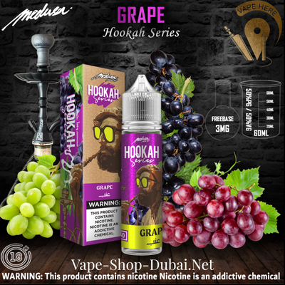 MEDUSA JUICE GRAPE 60ML E-liquids - HOOKAH SERIES - Vape Here Store