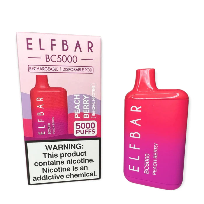 ELF Bar BC5000 Puffs Disposable Pod Device (20mg & 50mg)
