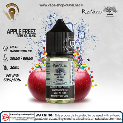Apple Freez 30ml SaltNic by Ripe Vape - Vape Here Store