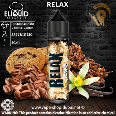 RELAX - ELIQUID FRANCE 60ML - Vape Here Store