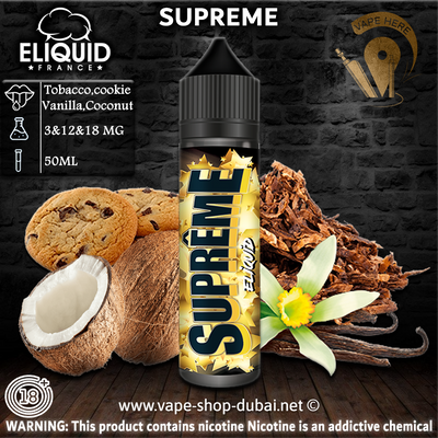 SUPREME - ELIQUID FRANCE 60ML - Vape Here Store