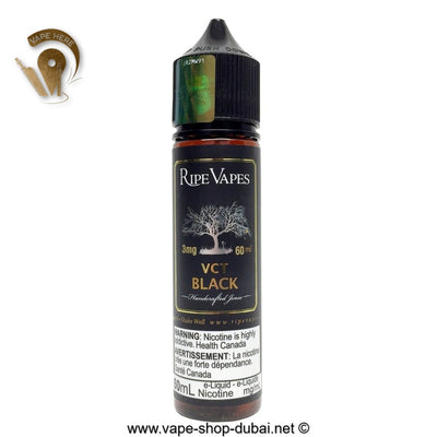 VCT Black 60ml E liquid by Ripe Vape - Vape Here Store