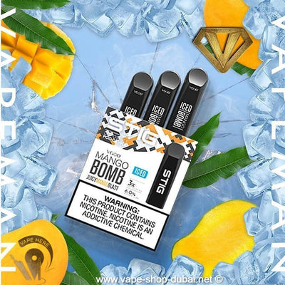 STIG Disposable Pod by VGOD ( American Version ) - ICED MANGO BOMB - Vape Here Store