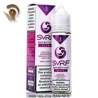 SVRF - SATISFYING ICED 60ML - Vape Here Store