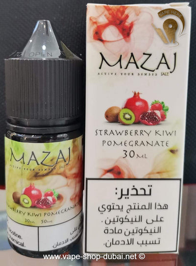 Strawberry Kiwi Pomegranate -  by Mazaj 30ml SaltNic - Vape Here Store
